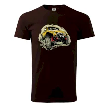 Žlutý offroad s navijákem