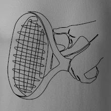 Tenisová raketa jednim tahem