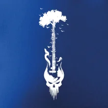 Kytara strom a lebka