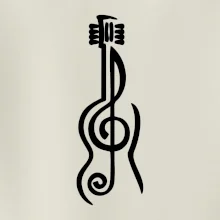 Houslový klíč kytara