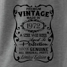 Vintage Etiketa - 1972