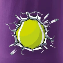 Tenisový míč v triku