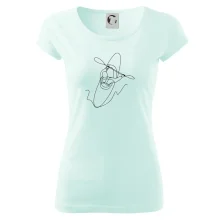 Kajak  ze shora jedním tahem