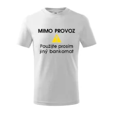 Mimo provoz - použijte jiný bankomat Mimo provoz - použijte jiný bankomat