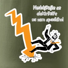 Nedotýkejte se elektrikáře na zem spadlého