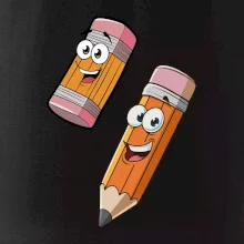 Parové triko - Tužka a guma