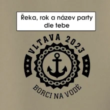 Na vodu - kotva (vlastní nápis)