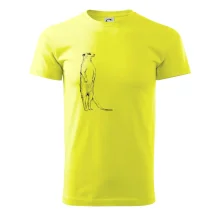 Surikata černá kresba