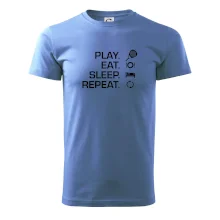 Play eat sleep repeat padel