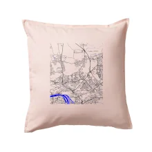 Praha 18200 - Mapa s vodními toky