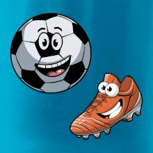 Parové triko - Kopačka a míč