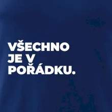 VŠECHNO JE V POŘÁDKU.