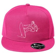 Surfař na vlně jedním tahem