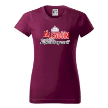 Já lenoším - tvoje superschopnost? rovný nápis