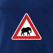 Dopravní značka - Pozor slon