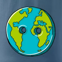 Planeta země knoflík (Pecka design)