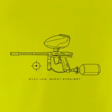 Minimalistický marker stay low shoot straight