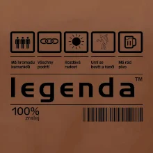 Čárový kód - Legenda