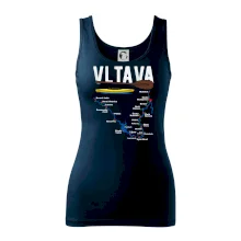 Mapa řeky Vltavy