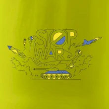 Stop war - Ukrajinské barvy