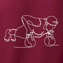 Kitebell posilování jedním tahem