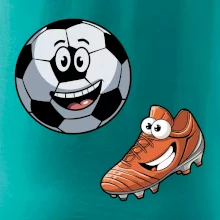 Parové triko - Kopačka a míč