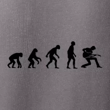 Evoluce kytarista - klečící