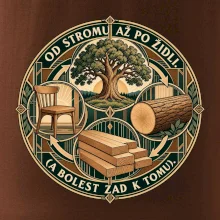 Od stromu až po dřevěnou židli