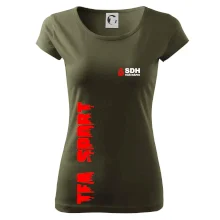 TFA Sport SDH (červený oheň) - Vlastní nápis