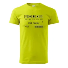 Čárový kód - Vlastní text