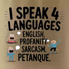 I speak 4 language - Petanque