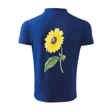 Slunečnice otočená