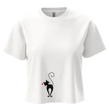 Zamilovaná kočka zezadu