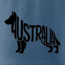 Australský Ovčák - nápis v těle