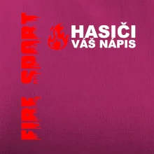 Hasiči (oheň,  Firesport, název sboru - vlastní nápis)