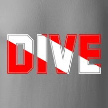 Dive nápis vlajka