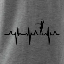 EKG tanečnice salsy