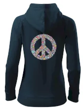 Peace symbol lístečky