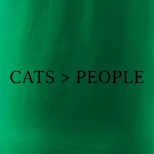 Cats > people