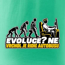 Evoluce vrchol je řidič autobusu