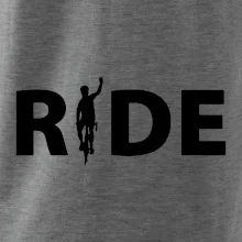 Ride - nápis s cyklistou Ride - nápis s cyklistou