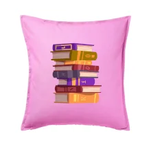 Knihomol stojící knihy