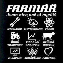 Symboly farmář - Traktorista a partner