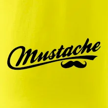 Mustache - nápis