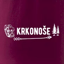 Krkonoše nápis