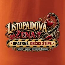 Listopadová žena pozor občas štípe