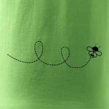 Dráha letu včely - smyčka