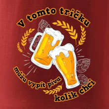 V tomto tričku můžu vypít piva kolik chci