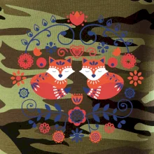 Folklor - dvě lišky