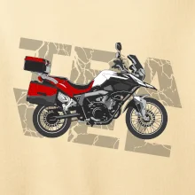 Cestovní enduro červená